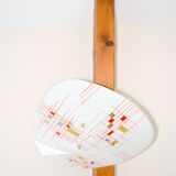 Suspension flat glass vintage