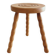 Small tripod/ bedside table/ renovated vintage stool, turned wood, year