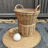 Old wicker pan