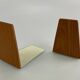 Teak bookends Kai Kristiansen Buchhalter 1970