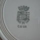 8 hollow plates Terre de Fer - Castres green