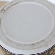 Green ceramic vase, frieze décor
