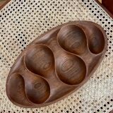 Brutalist wooden dish