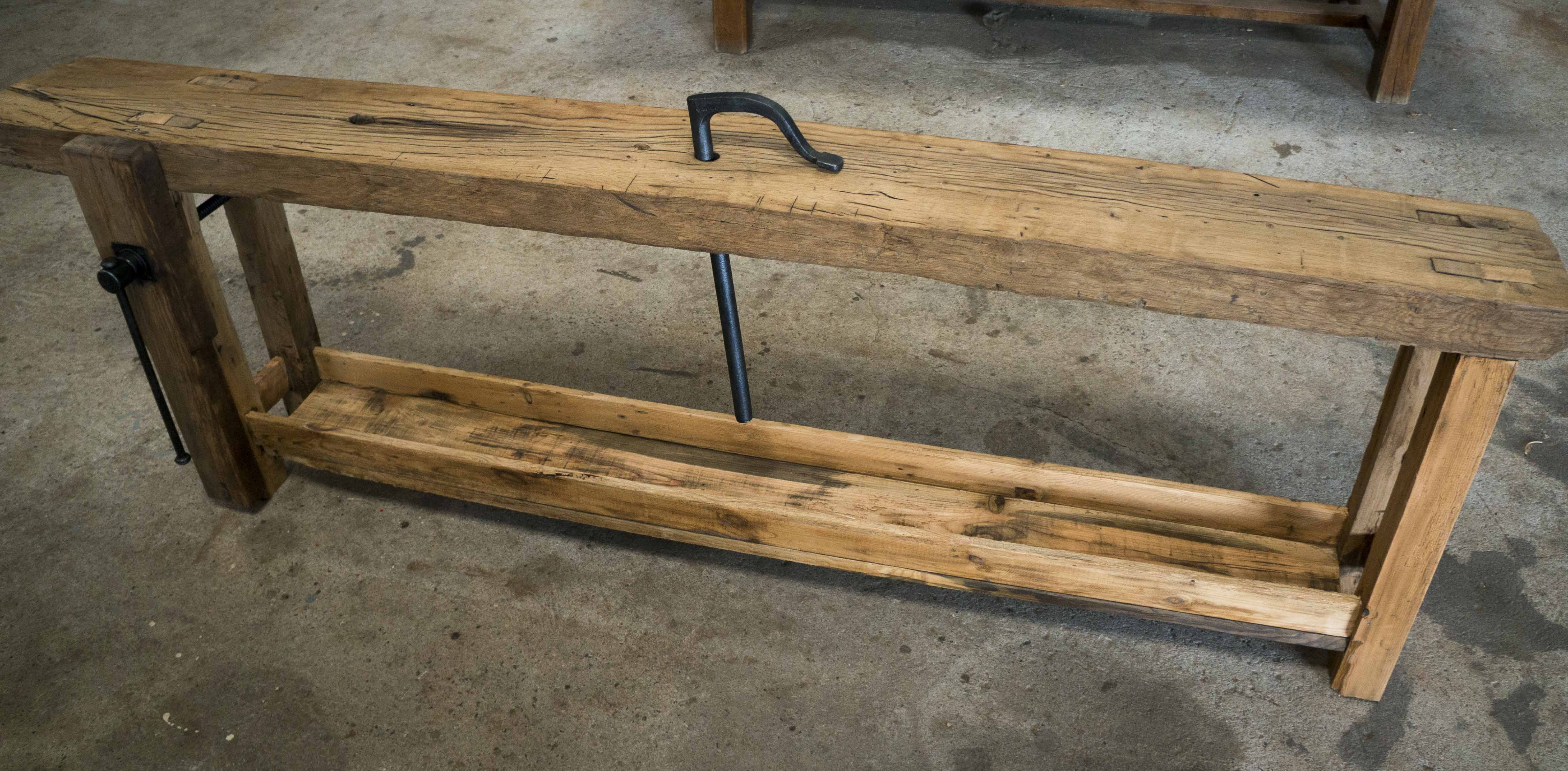 Old carpenter's workbench restored