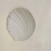Applique vintage coquillage, opaline, Limburg Allemagne 1960