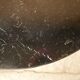 Table basse tulipe vintage en marbre noir