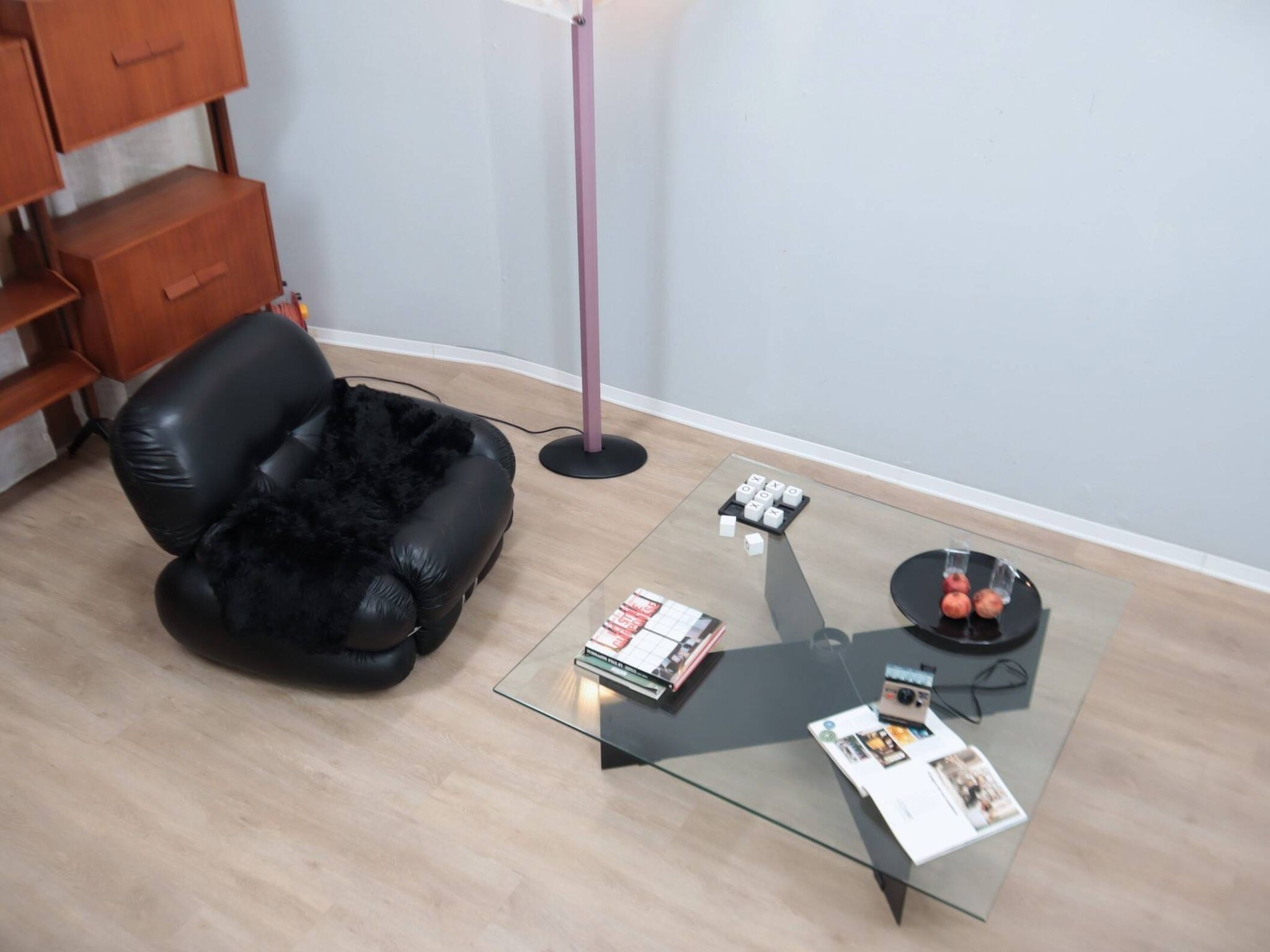 Grande table basse des années 80, design personnalisé par Helg & Albini Studio