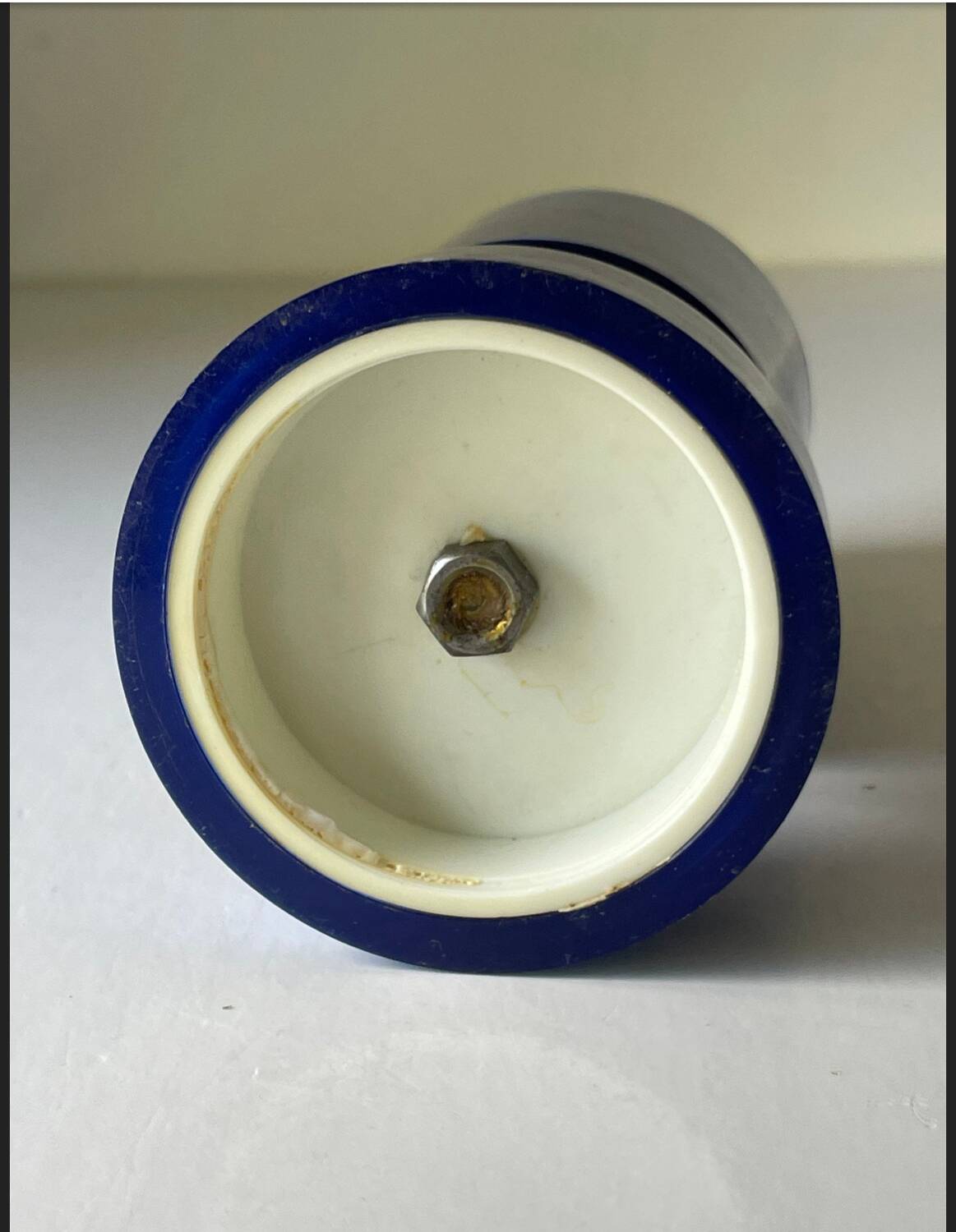 Vintage SAROME Japan Table lighter in Blue Plastic