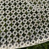 Vintage wrought iron garden furniture – Table + 3 chairs