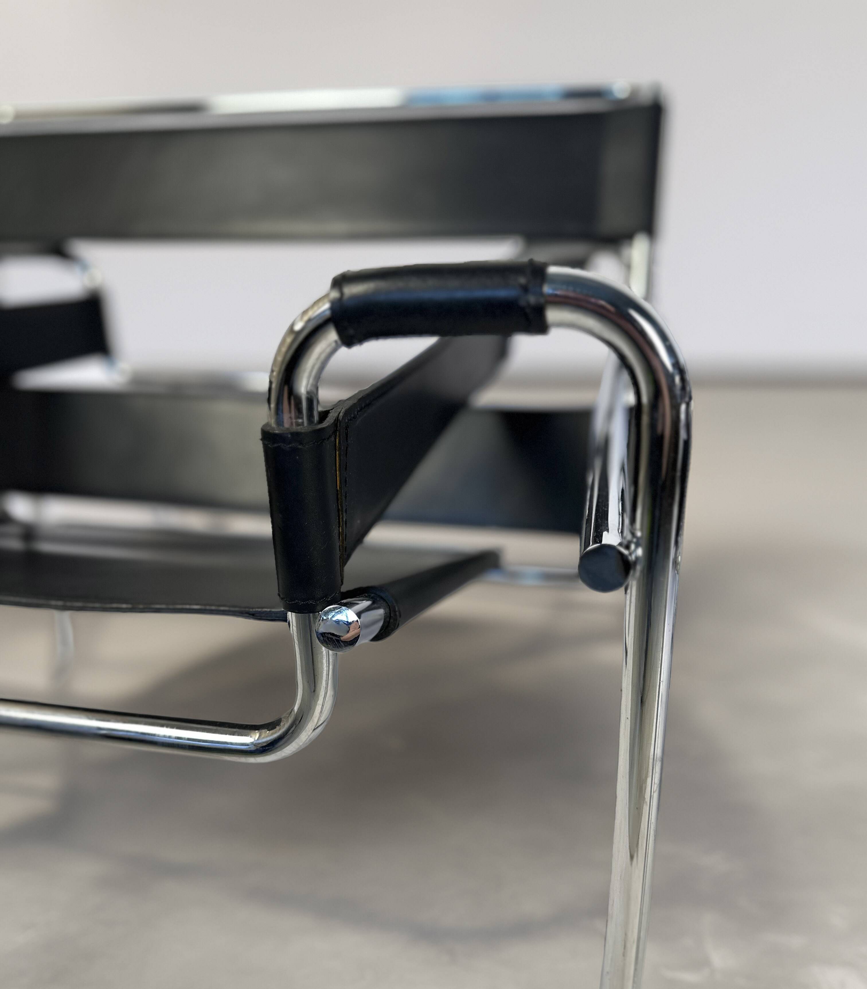 Vintage Wassily chair pair by Marcel Breuer