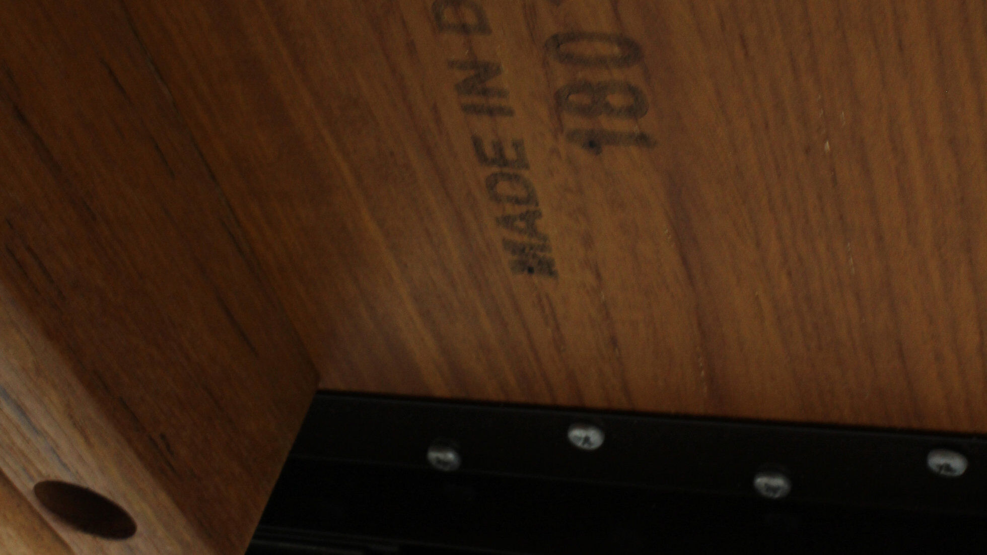 Vintage Danish round extendable dining table solid teak 1960s