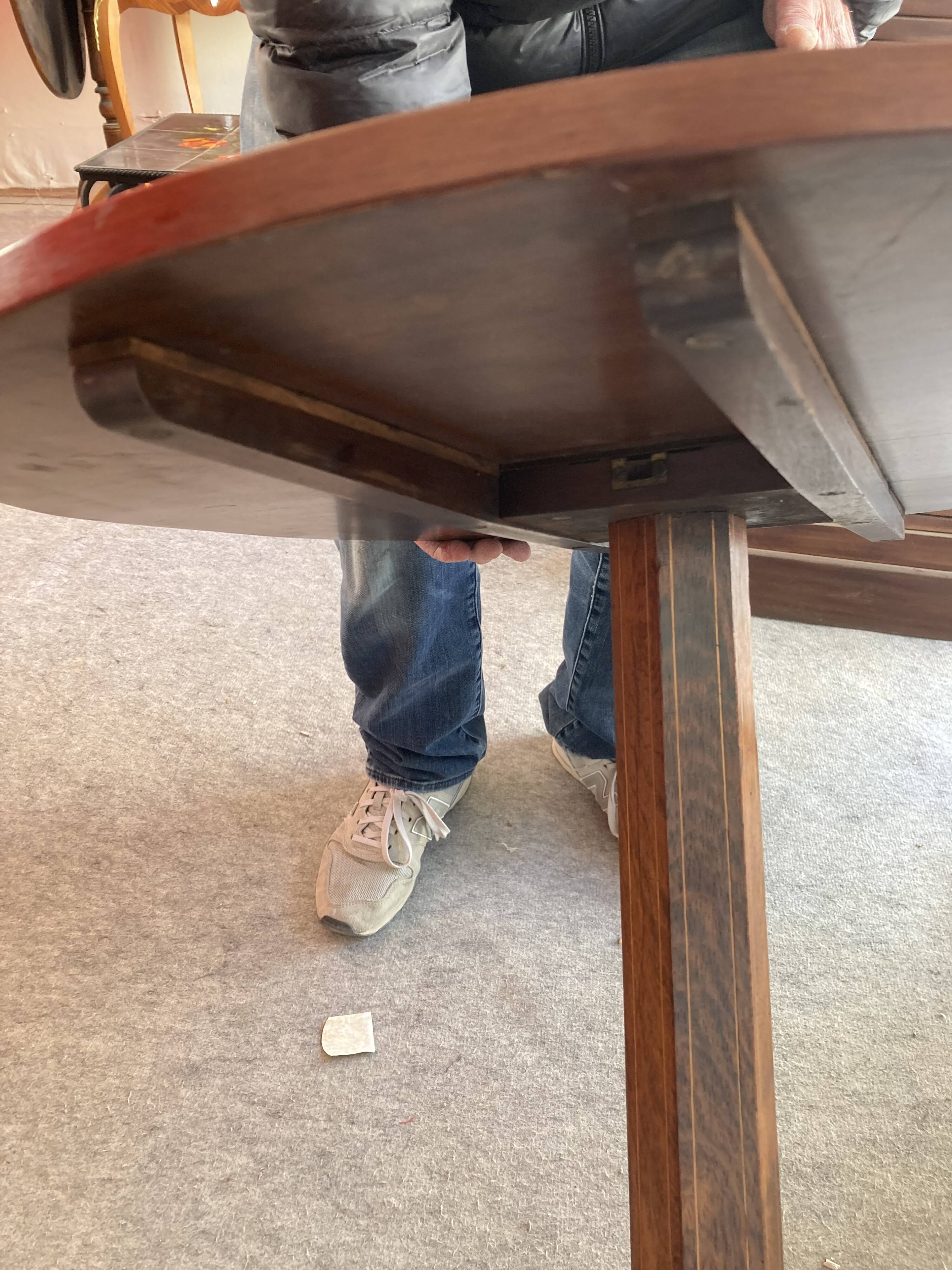 Charles X period pedestal table.