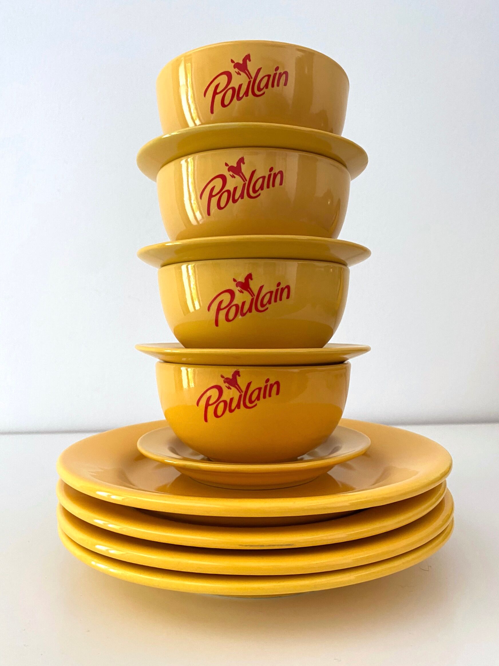 4 bowls Foal and dessert plates