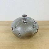 Vase boule grès vintage