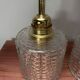Pair of seventies glass globe wall lights
