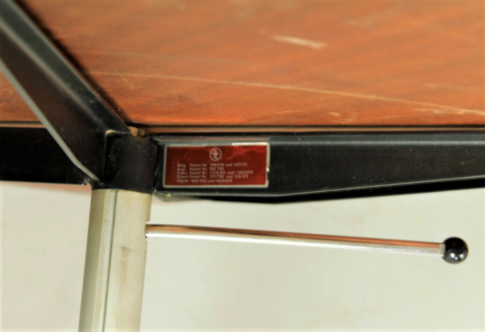 Adjustable Teak Table by J.M. Thomas for Wilhelm Renz, 1960s