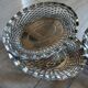 4 metal bread baskets