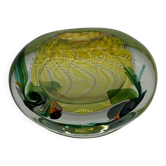 Vase Murano jaune Robert Pierini