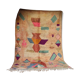 Boujaad Berber rug in pastel colours, 260 x 160 cm.