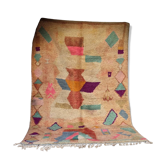 Tapis berbère de Boujaad couleurs pastel 260 x 160 cm