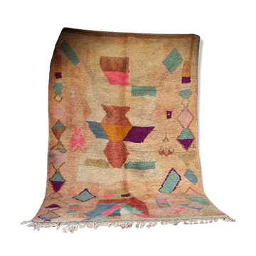 Boujaad Berber rug in pastel colours, 260 x 160 cm.