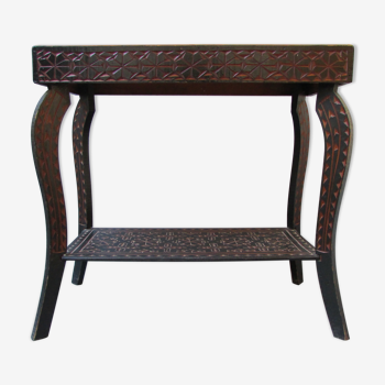 Table d'appoint en bois style orientale