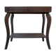 Oriental-style wooden side table