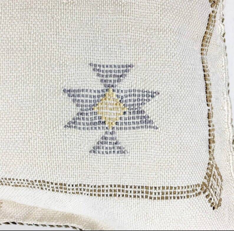 Traditional Berber wool cushion, 60cm x 60cm