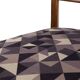 Chaises en tissu violet, ensemble de 2