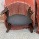PAIR OF TOAD ARMCHAIRS