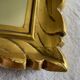 Vintage rectangular mirror in gilded wood h49 xl35