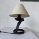 Brutalist metal lamp from the 50s