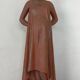 Vintage Terracotta Pregnant Woman Sculpture – Mid-Century Style Maternity Art Figurine