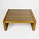 Italian coffee table in ash wood, 1970