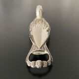 1 bottle opener duck shape in silver metal