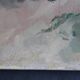 Small oil on canvas "A dune" 40 x 50