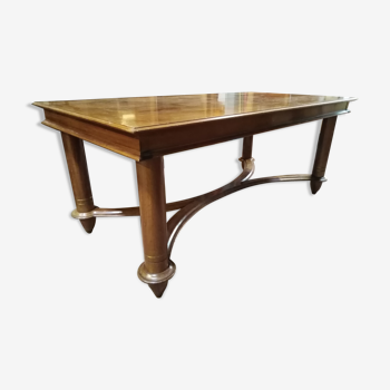 Art Deco style desk table, wide tray 95x180cm
