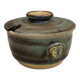 Pot à sucre, confiture en céramique par Jette Hellerøe, Danemark 1970
