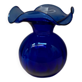 Blue Crystal Vase Lancel