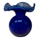 Blue Crystal Vase Lancel