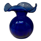 Blue Crystal Vase Lancel