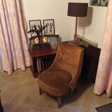 Yellow vlourchair chair