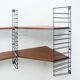 Corner wall shelf Tomado in teak wood