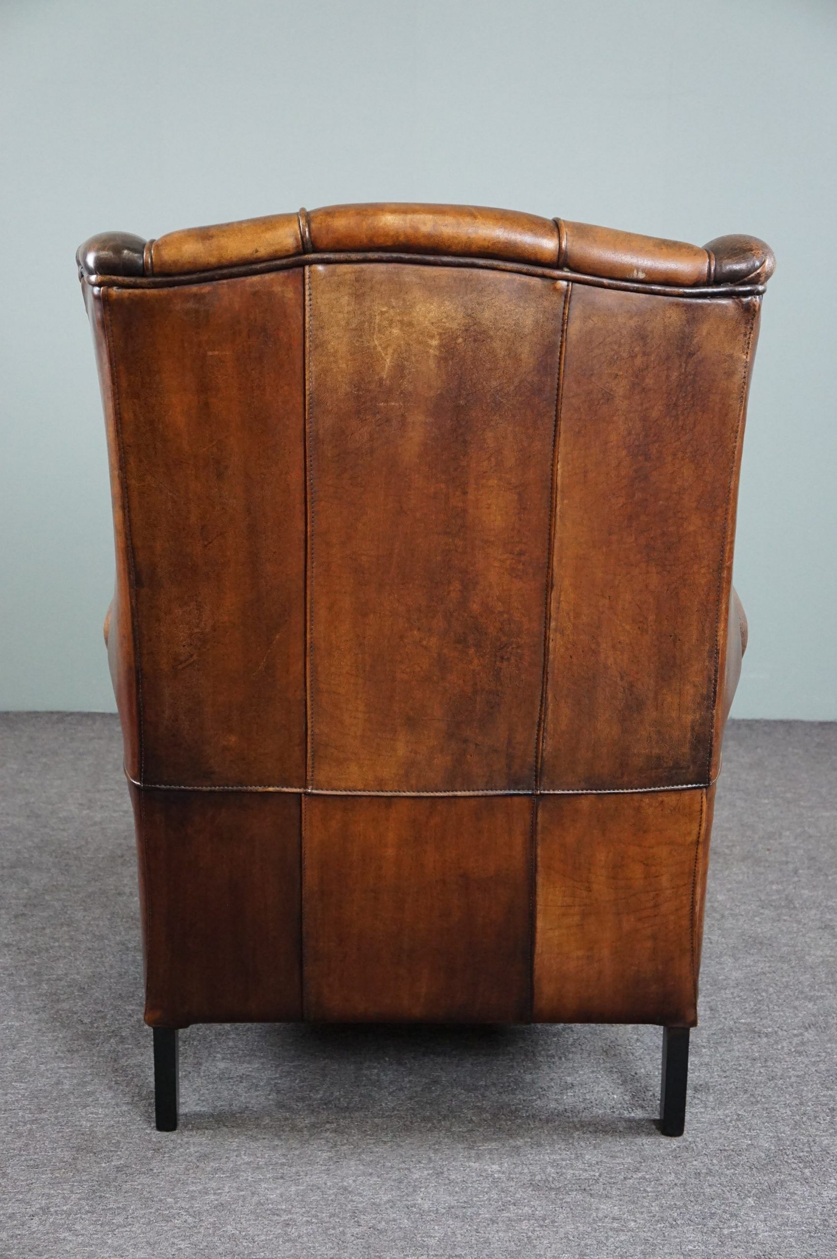 Sheepskin armchair