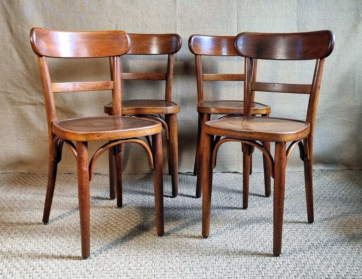 4 Horgen-Glarus bistro chairs 30s