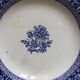 2 octagonal semi-deep plates, English ironstone "Chrysanthemum" Minton