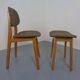 Set of Beech Chair & Stool, 1960s