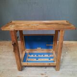 Wooden set for children with tools