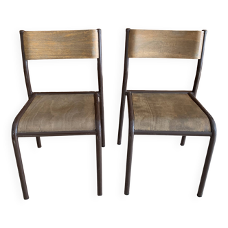 Vintage school chairs