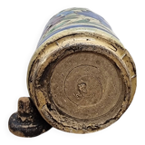 Antique Persian Qajar Ceramic Round Bottle, Circa 1900